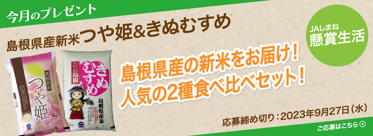 【懸賞生活】今月のプレゼント